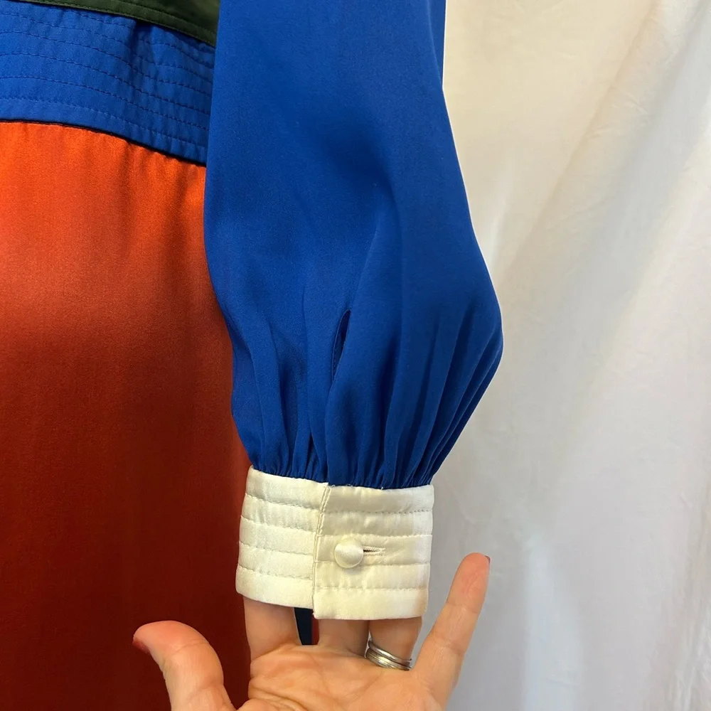 Tory Burch stunning Colorblock Wrap Dress